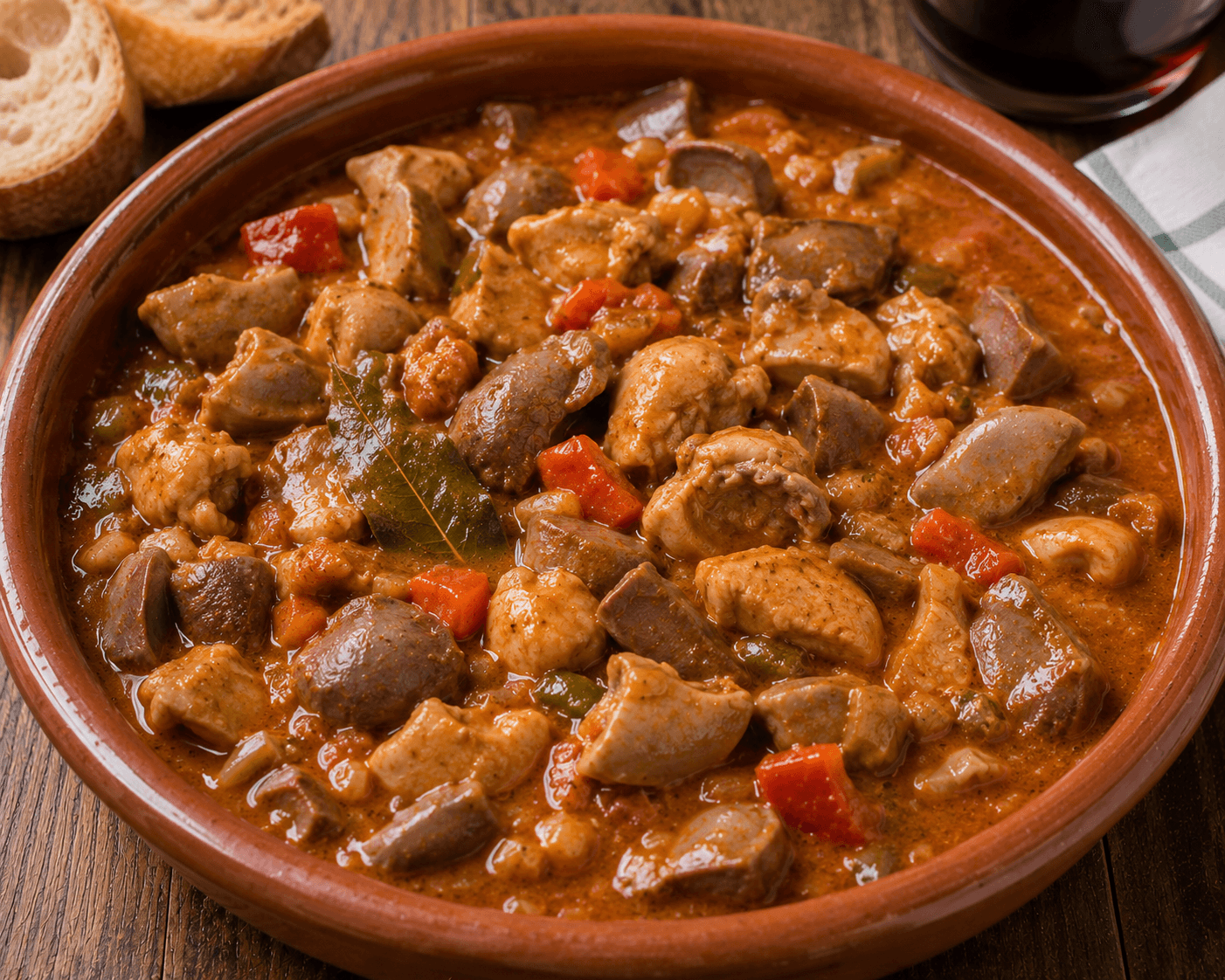 Menudillo de pollo de la abuela